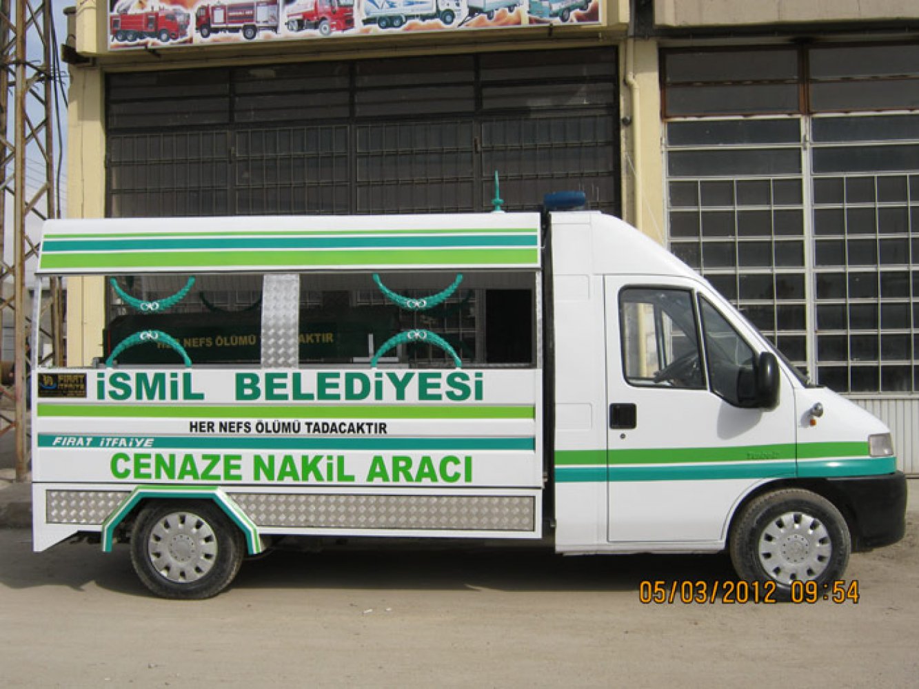 İsmil Belediyesi Cenaze Nakil Aracı
